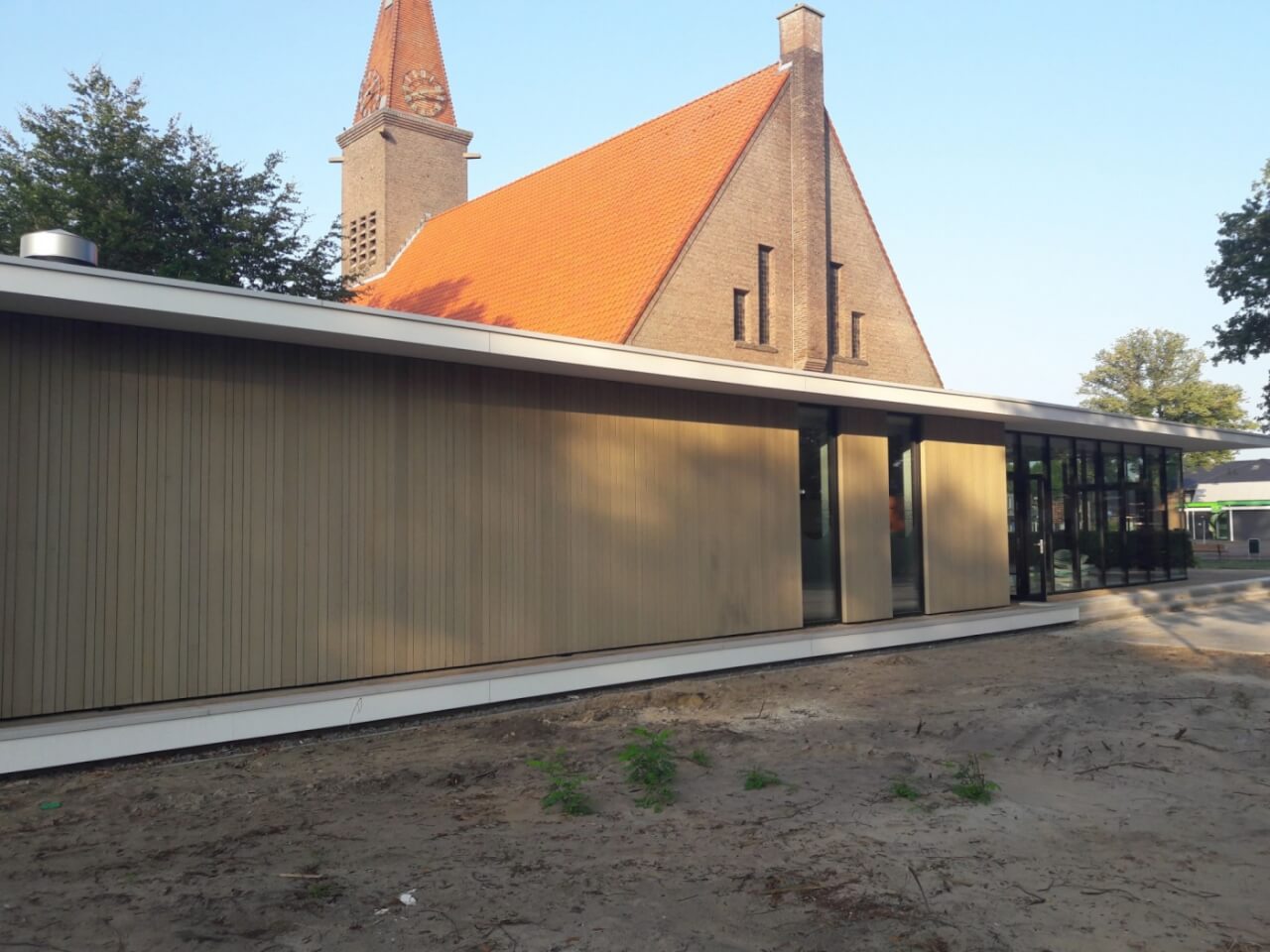 Kerk Schoonebeek zijaanzicht