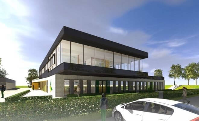 Kindcentrum Eelde rechterzijaanzicht