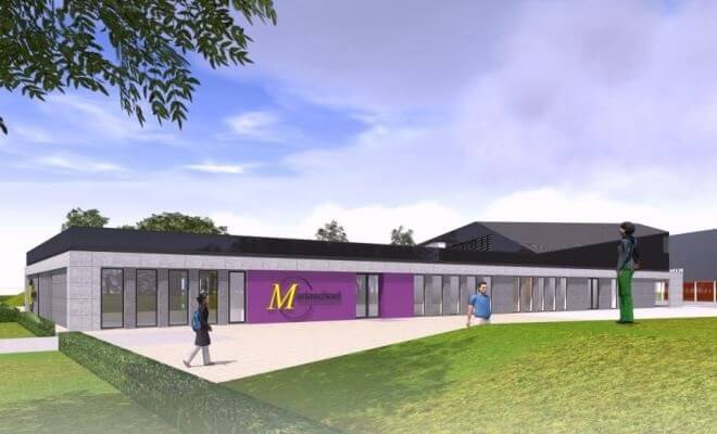 Kindcentrum Eelde linker vooraanzicht