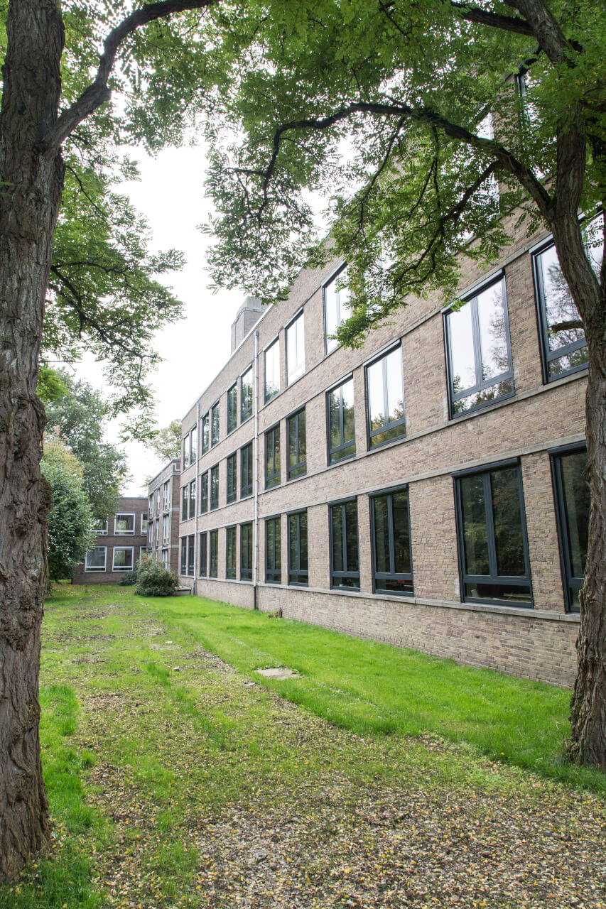 Maartenscollege Haren achteraanzicht