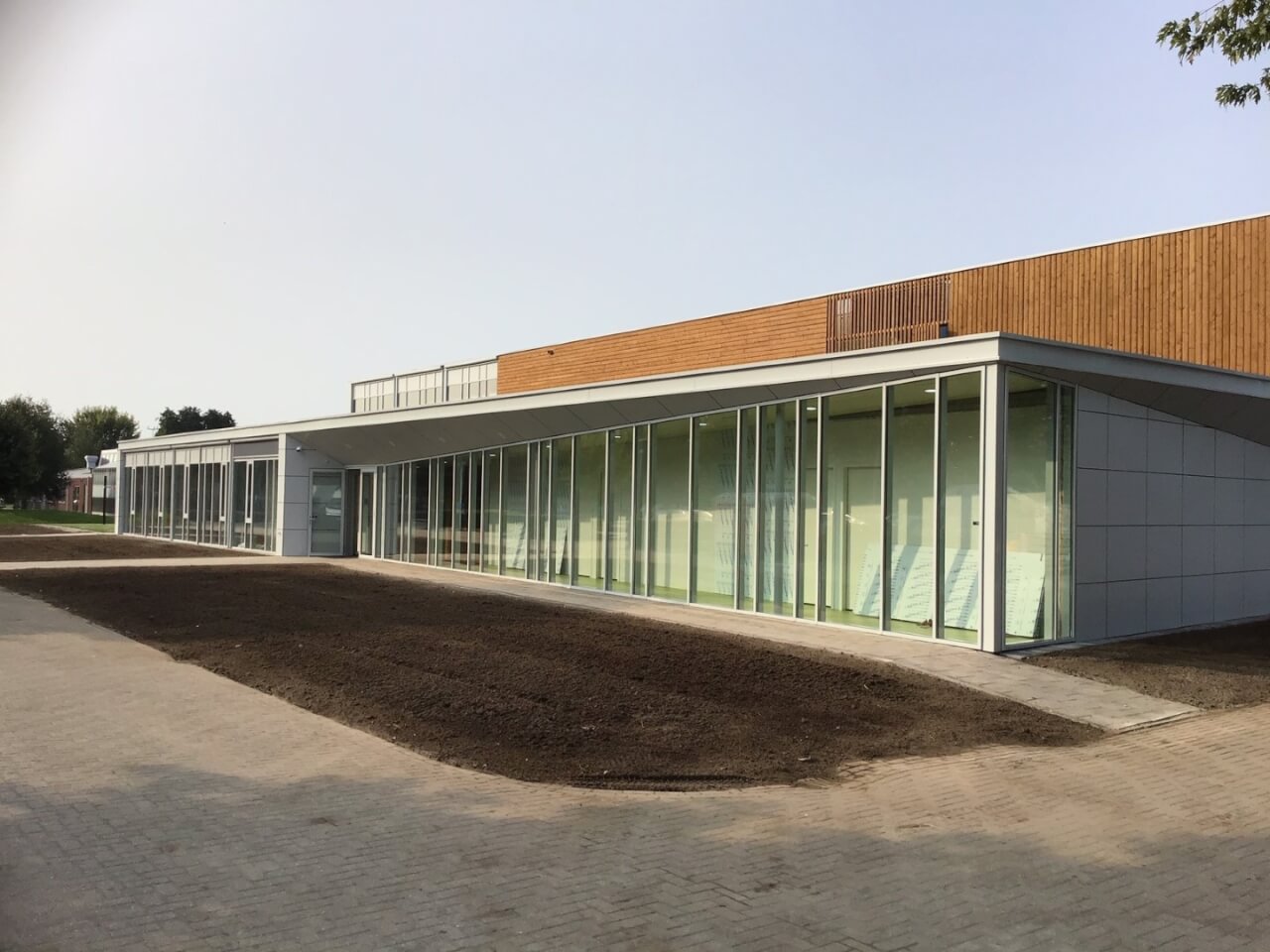 Vooraanzicht Sporthal Terra Meppel