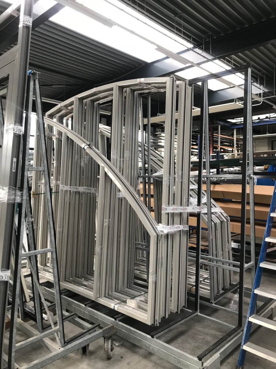 Getoogde aluminium kozijnen Jumbo Meppel