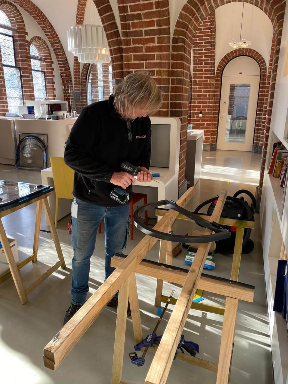 Emkon aan het werk Drents archief Assen