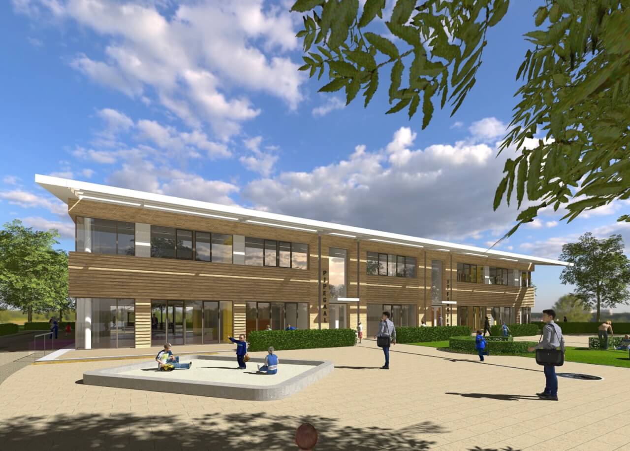 Kindcentrum in Workum vooraanzicht